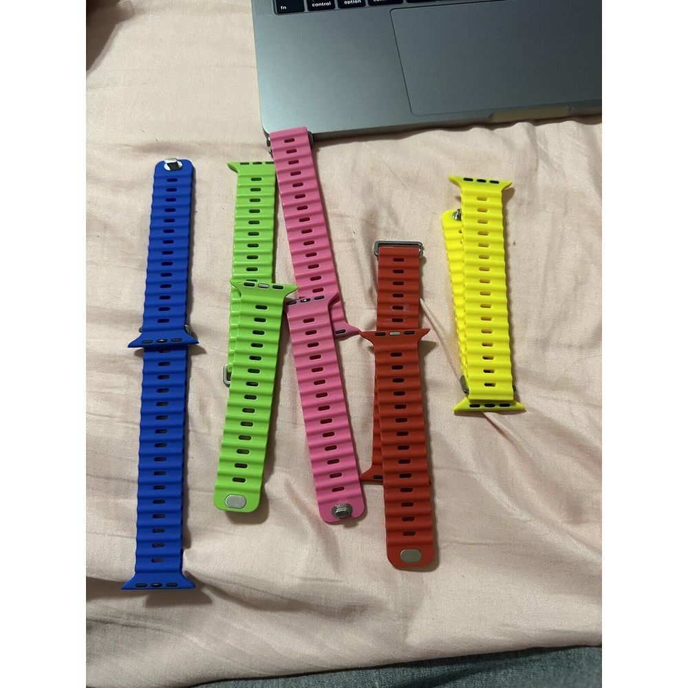 Silicone Band for Apple Watch iWatch 1 2 3 4 5 6 7 SE Sports 38 40‎ 41 42 44 45